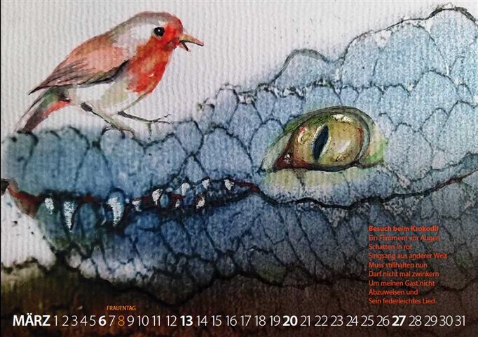 Kalender WegZeichen 2022 – März, Bild von Dieter Kiehle