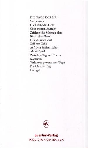 Nachtschrift – Rückseite