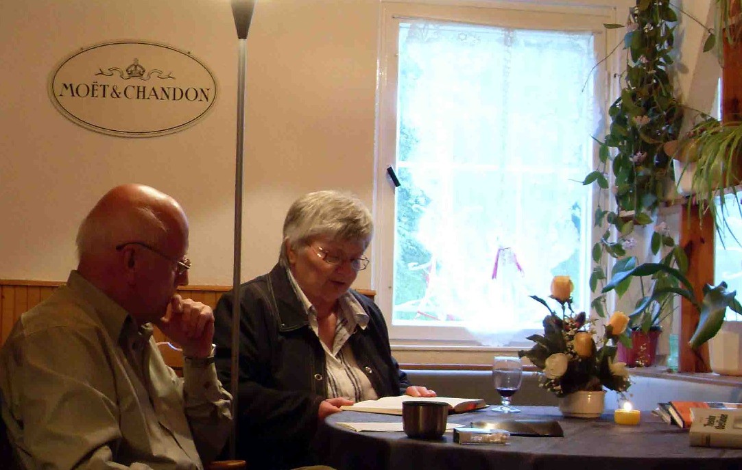 Siegfried Schütt bei seiner Lesung