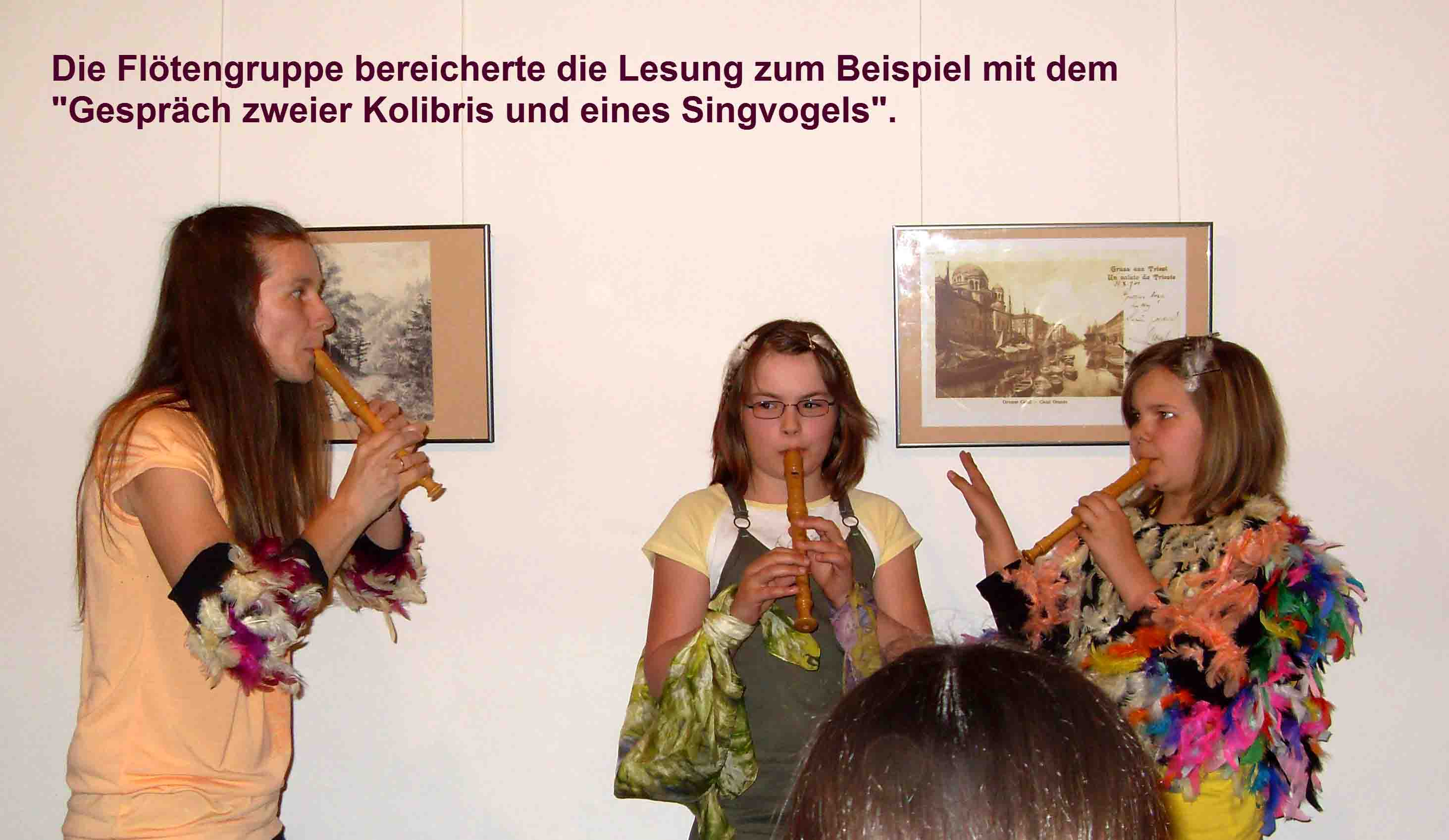 Gudrun Asmus mit dem Salamander-Trio